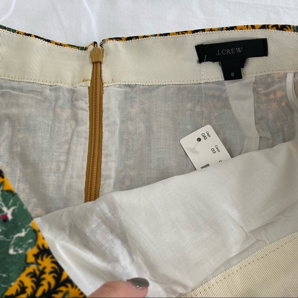 J. Crew Ratti Elephant Print Skirt RARE find BNWT - Picture 6 of 7
